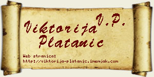 Viktorija Platanić vizit kartica
